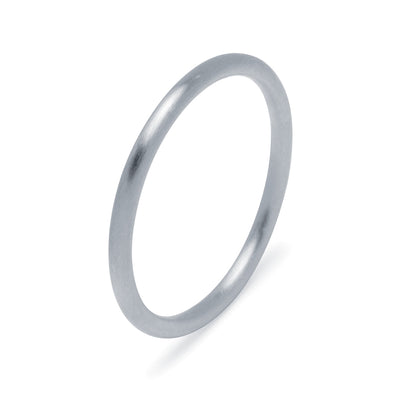 Alianza de Boda Redonda Satinada 2mm