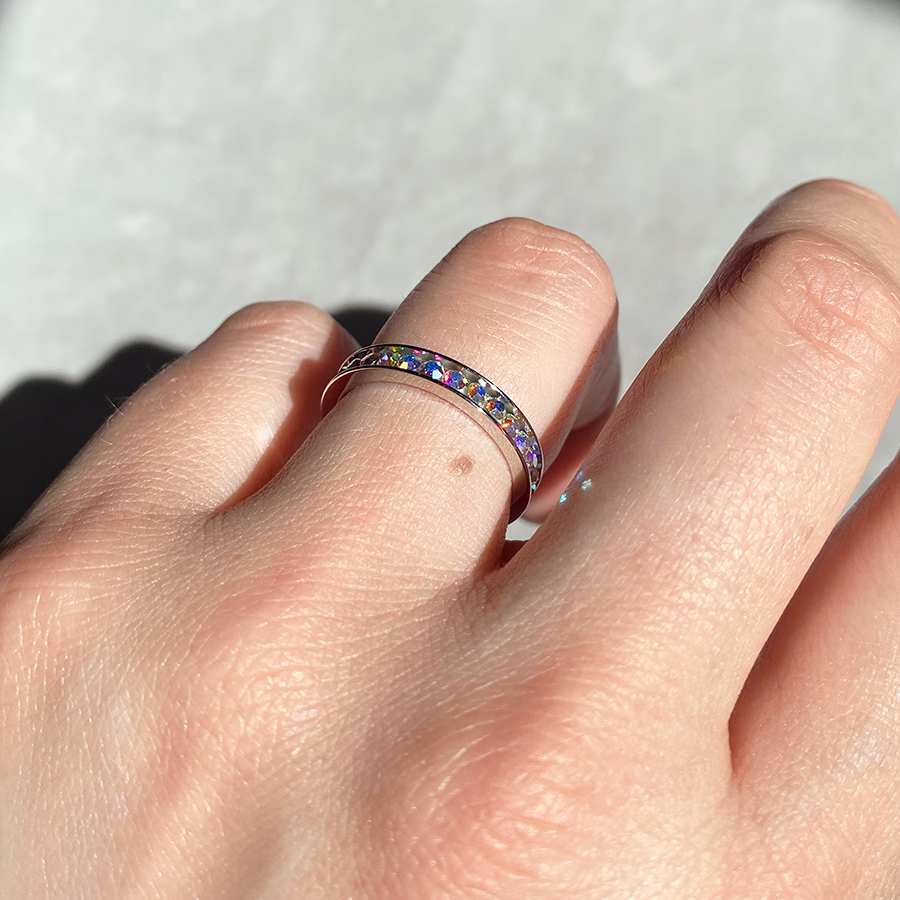 Alianza Entera Eternity Tornasolada