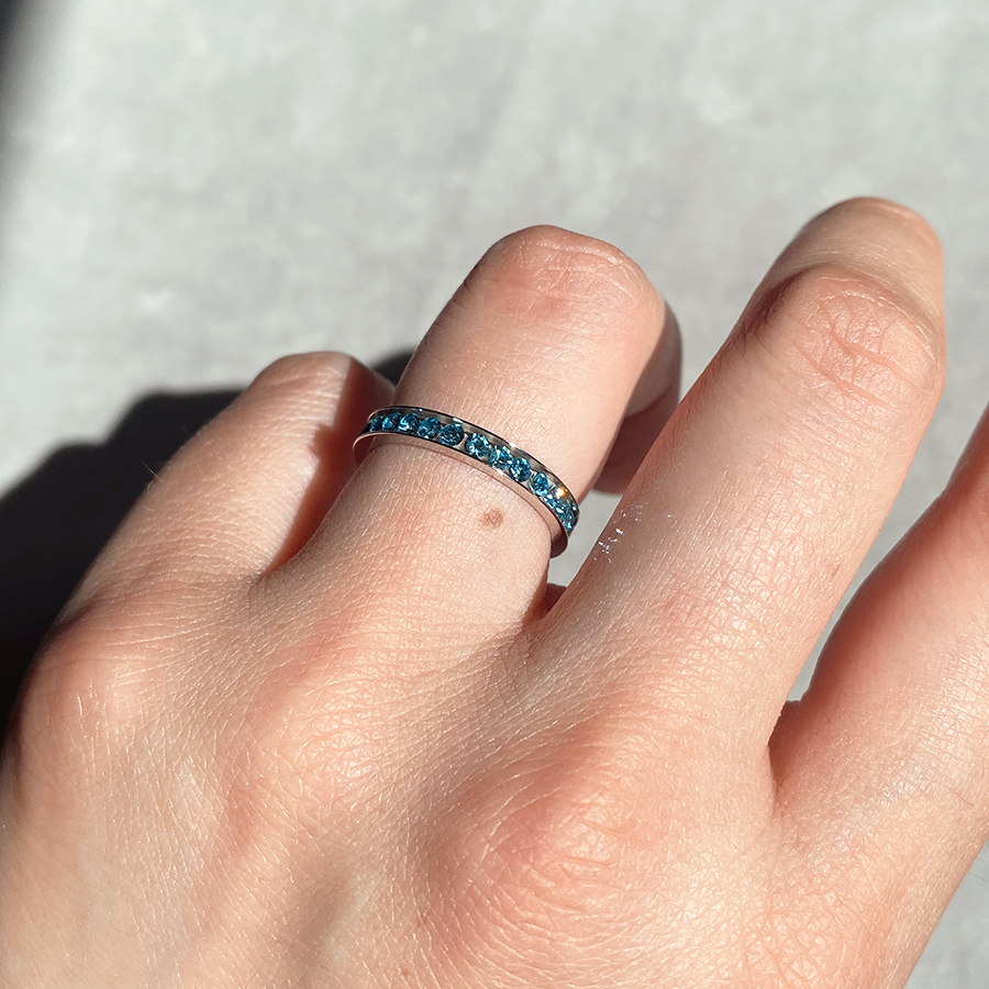 Alianza Entera Eternity Azul