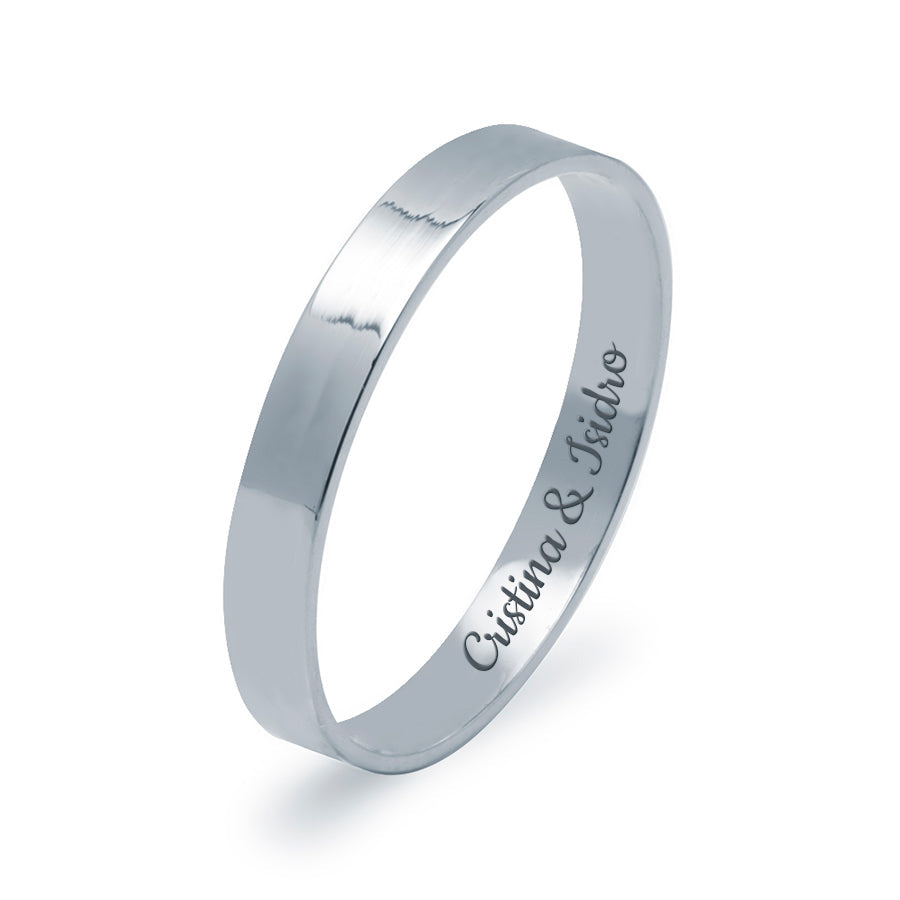Alianza de Boda Recta 3mm