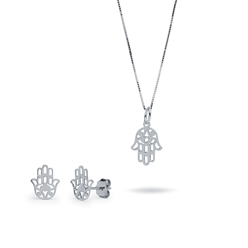Collar Mano de Fátima de Plata 925