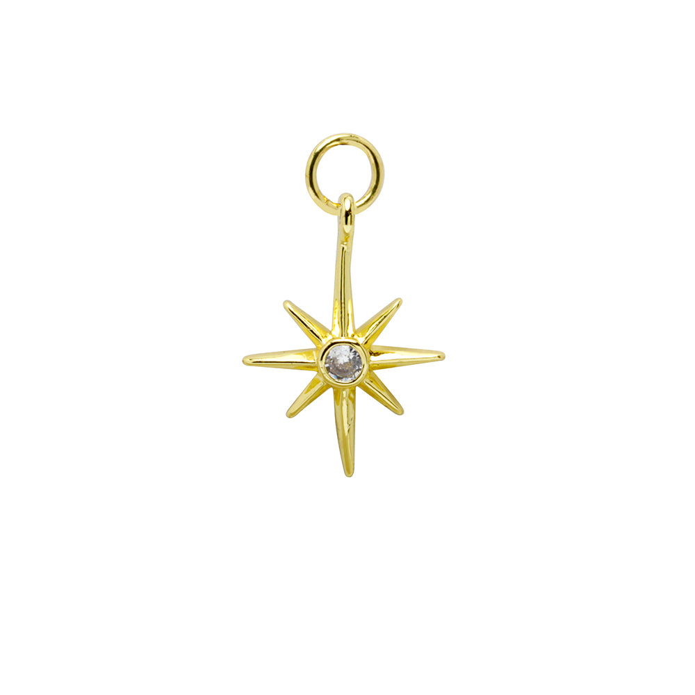 Charm Estrella Polar de Acero