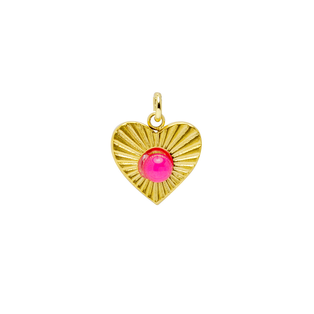 Charm Sagrado Corazón de Acero