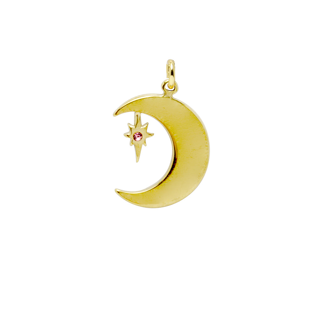 Charm Luna Destello de Acero