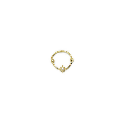 Piercing Hilo Estrella de Oro 9K