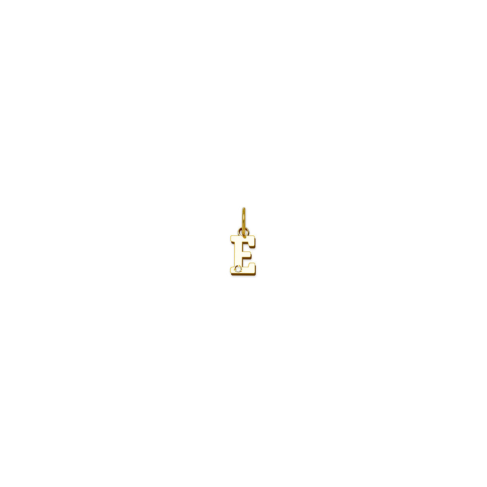 Colgante de Oro con Inicial Grabada