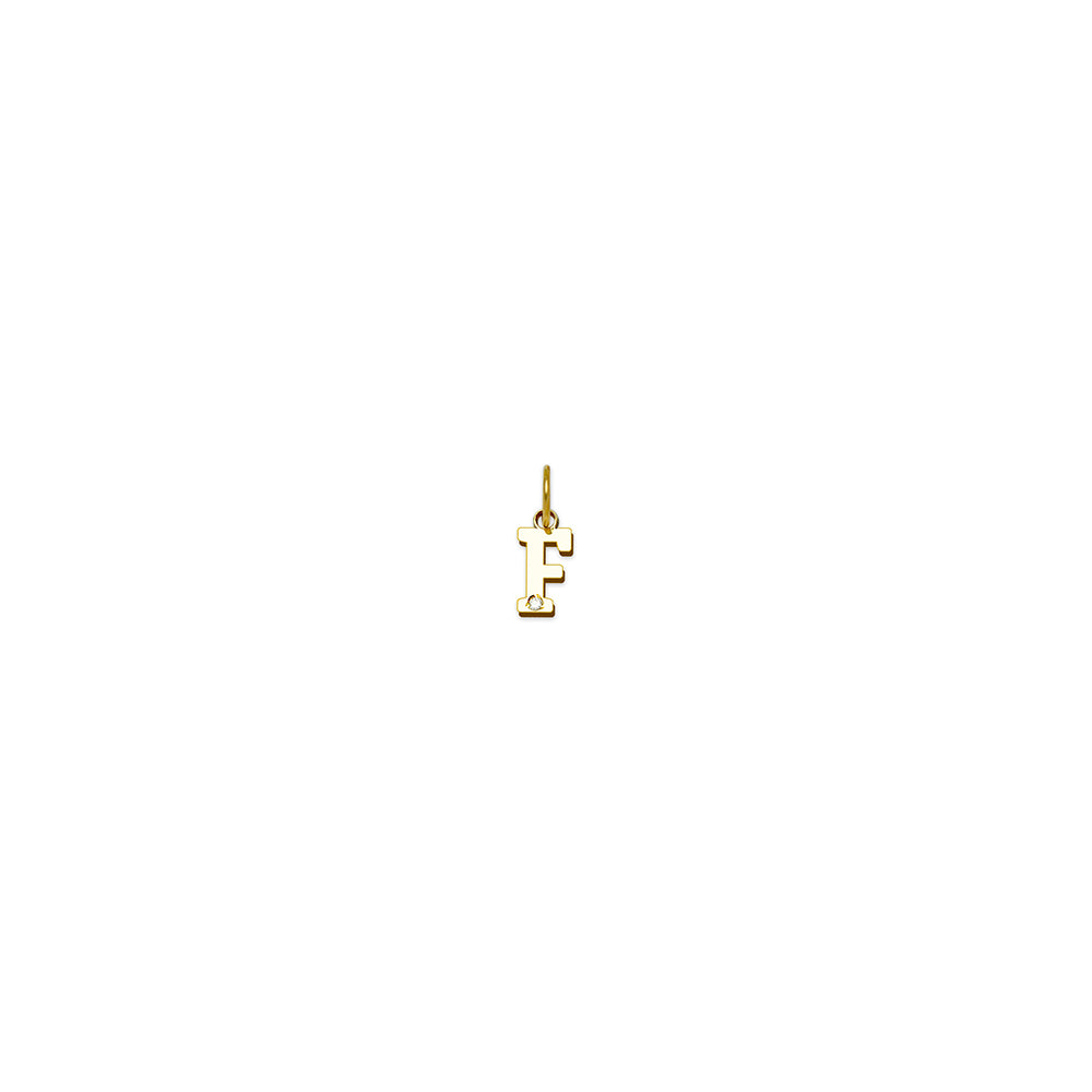 Colgante de Oro con Inicial Grabada