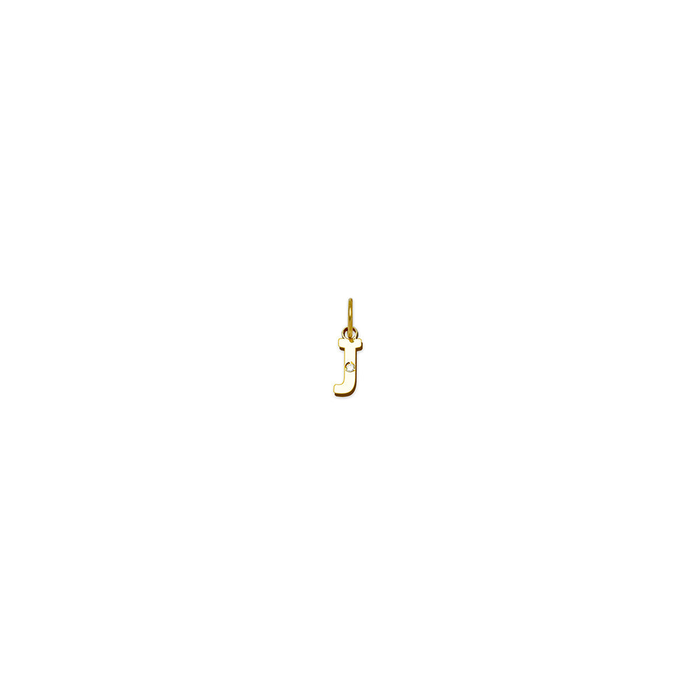 Colgante de Oro con Inicial Grabada