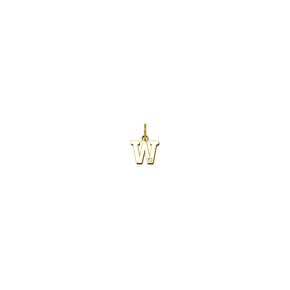 Colgante de Oro con Inicial Grabada