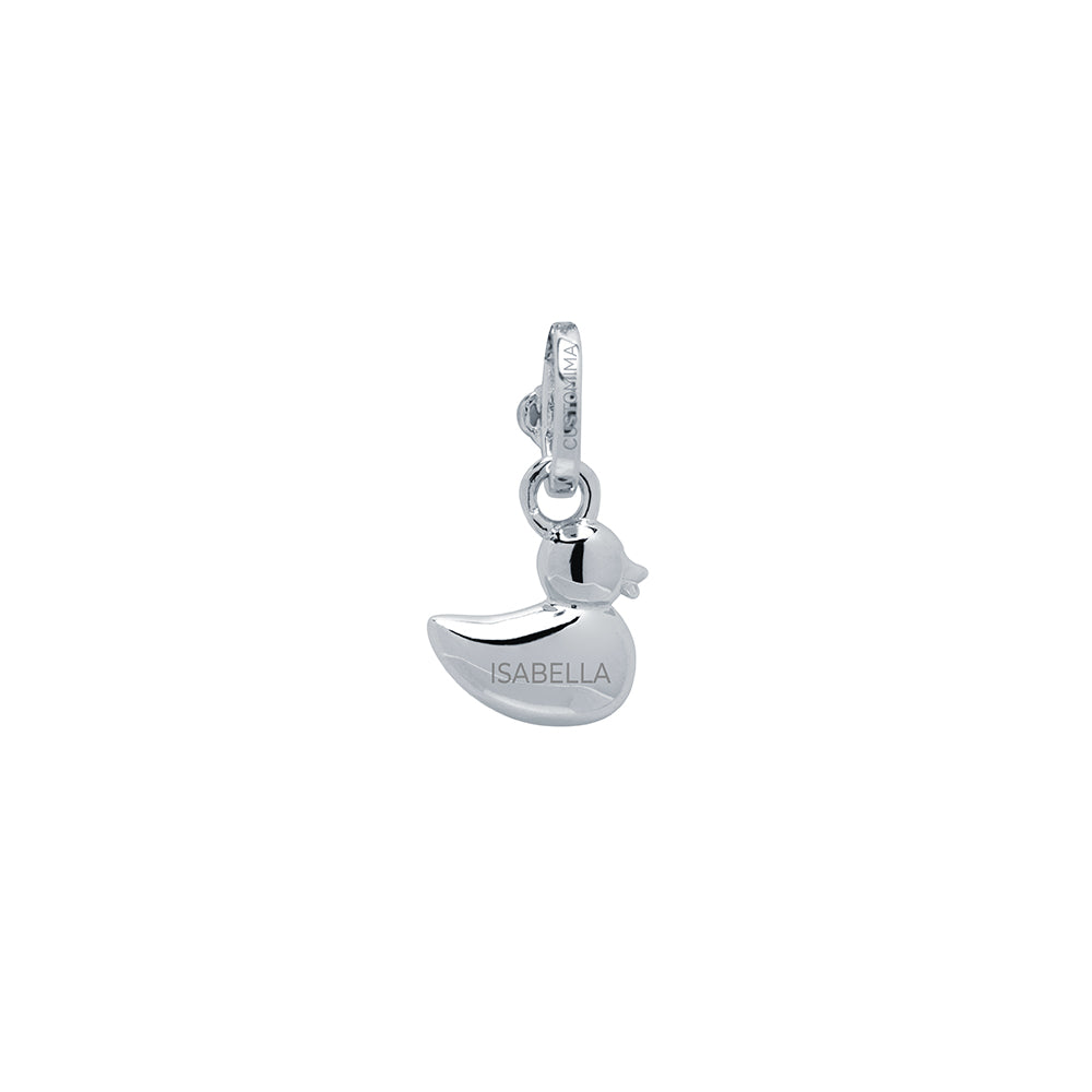 Dije Patito personalizado con grabado Plata 925