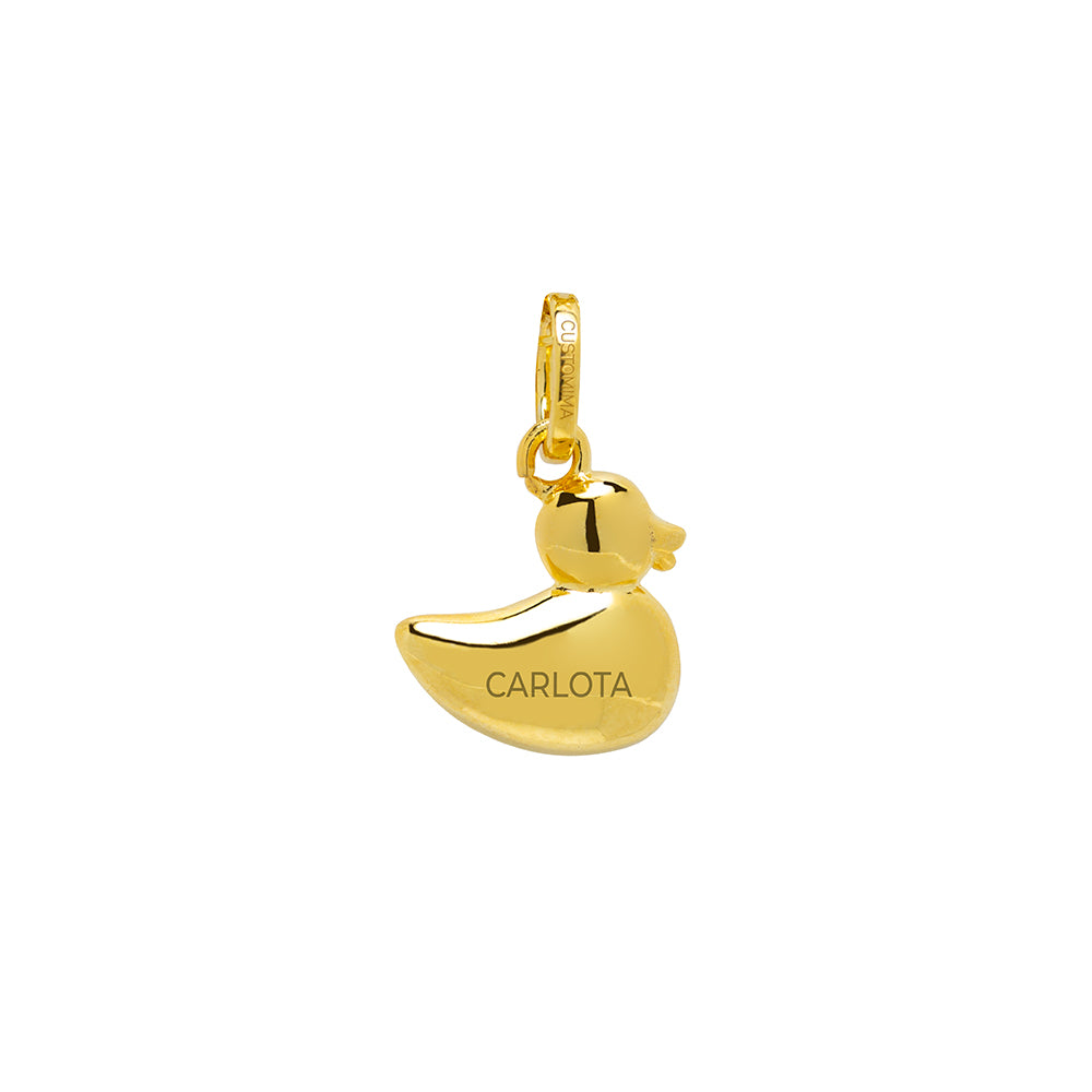 Dije Mamá Pata personalizado con grabado Plata 925