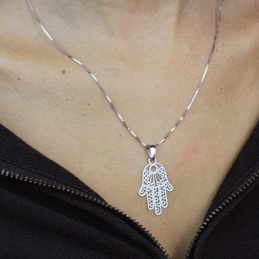 Collar Mano de Fátima Grande