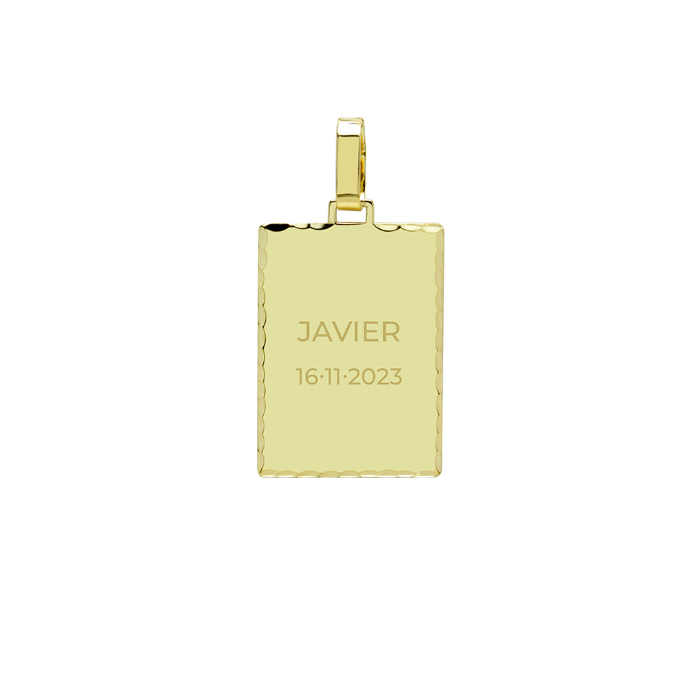 Colgante de Oro para Hombre Personalizado