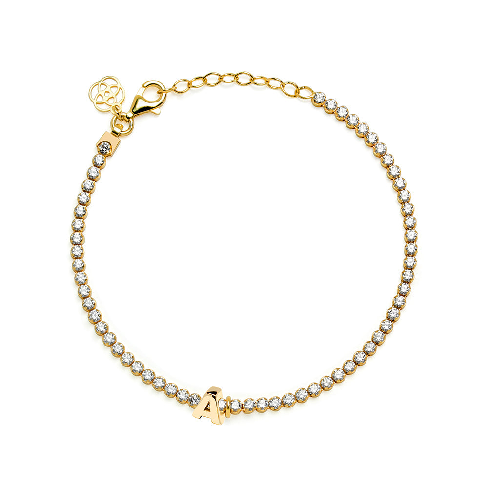 Charm Clip Love de Plata 925 con Inicial Grabada