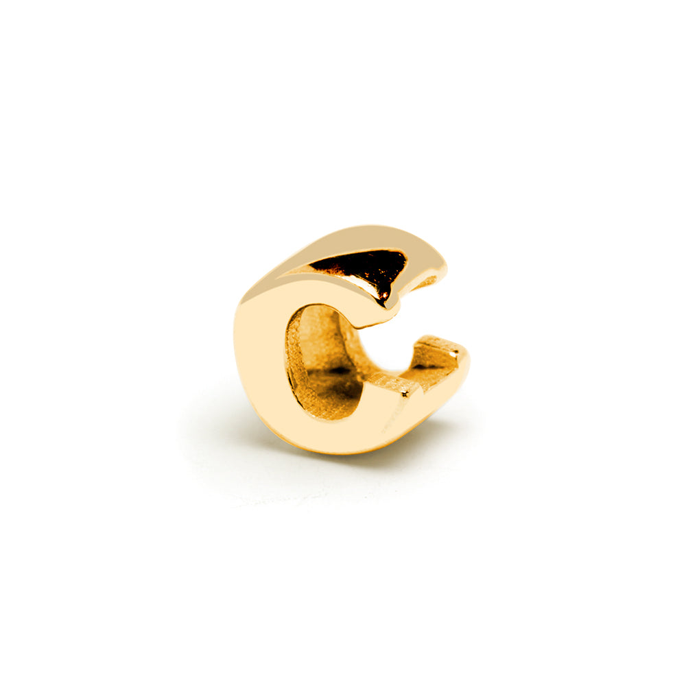 Charm Clip Love de Plata 925 con Inicial Grabada