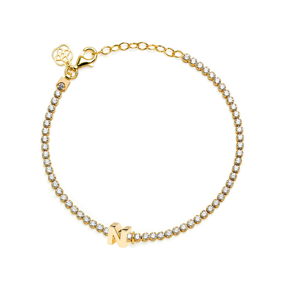Charm Clip Love de Plata 925 con Inicial Grabada