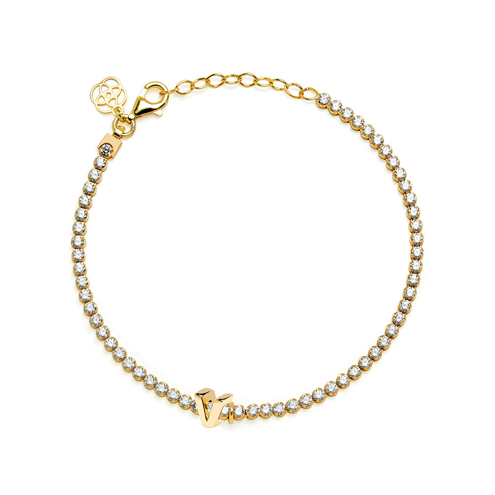 Charm Clip Love de Plata 925 con Inicial Grabada