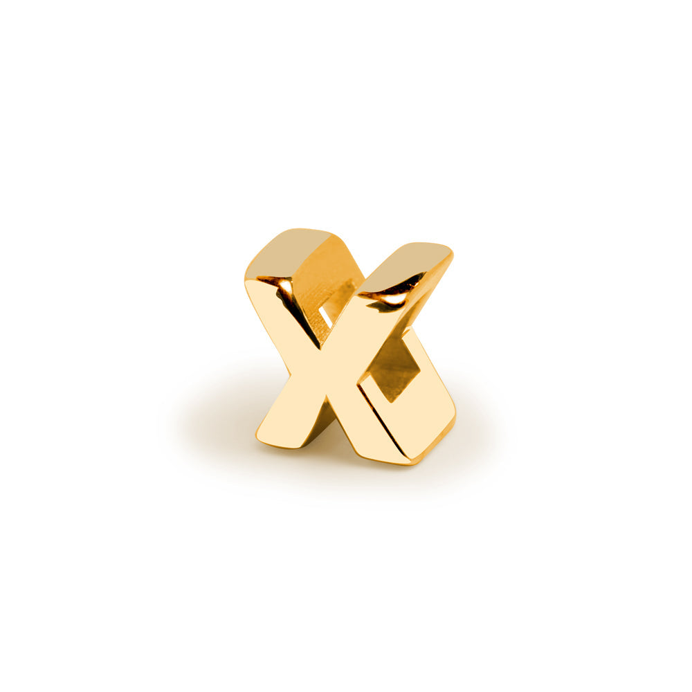 Charm Clip Love de Plata 925 con Inicial Grabada