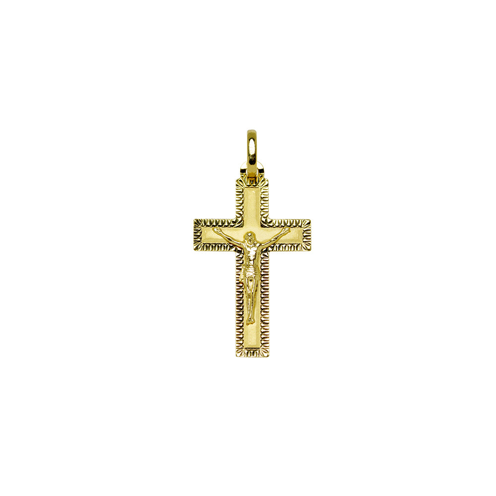 Cruz Grabada Cristo 16x25mm
