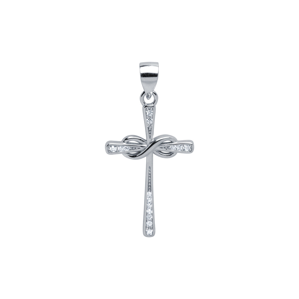 Colgante Cruz Infinito de Plata 925