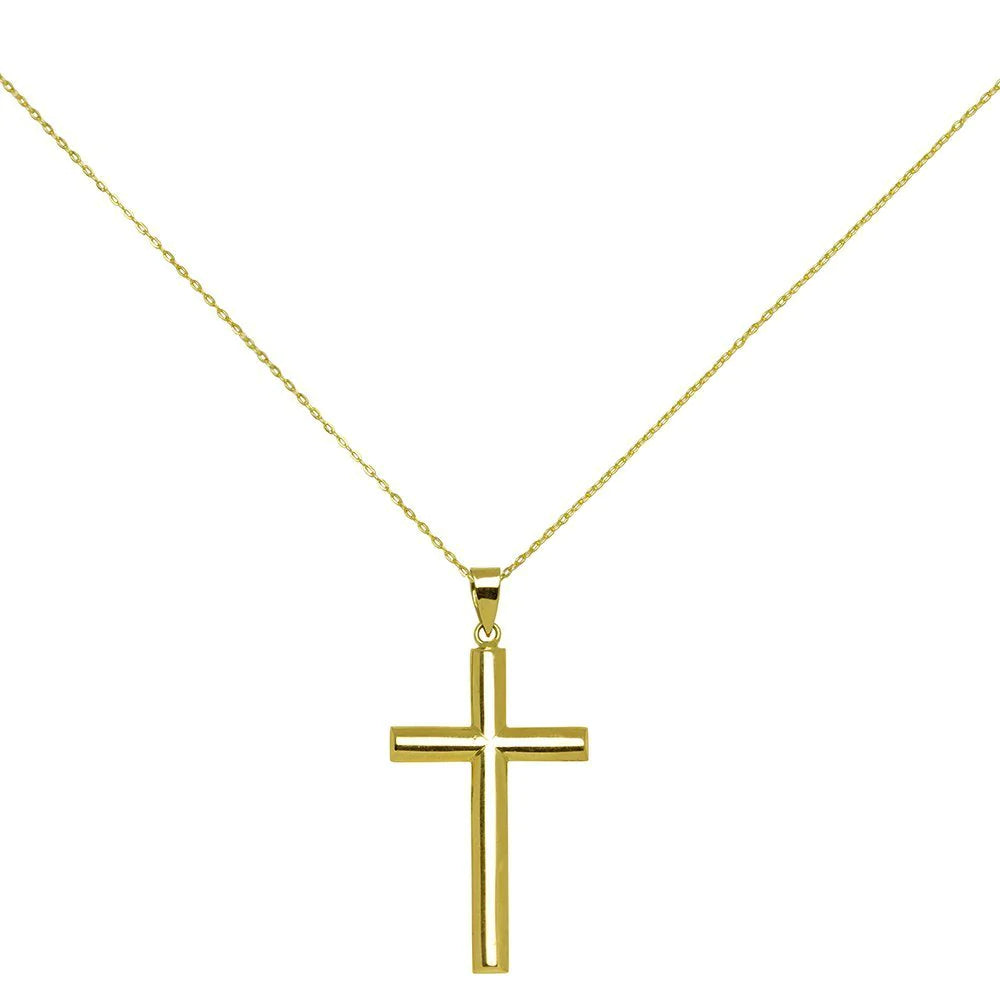 Collar Cruz Lisa 20x35mm