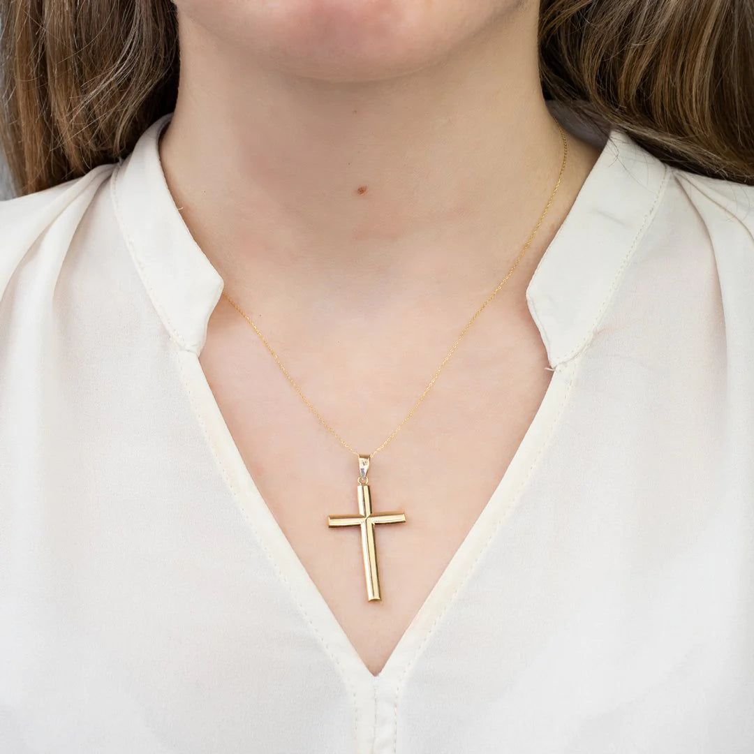 Collar Cruz Lisa 20x35mm