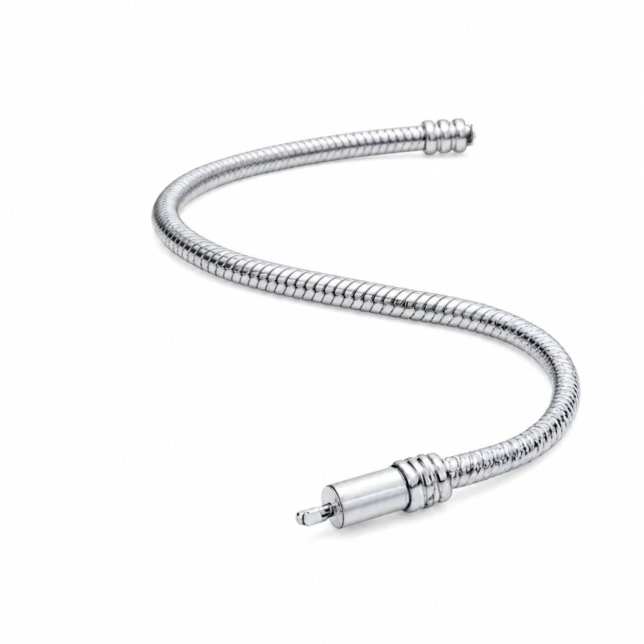 Pulsera de Charms de Plata 925 Personalizada — Admite Charms de Otras Marcas