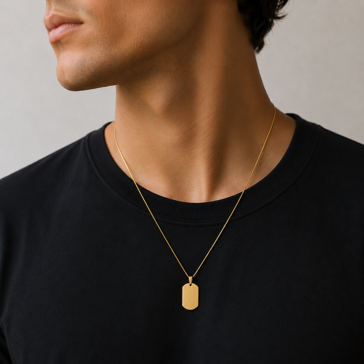 Medalla de Acero para Hombre Personalizada
