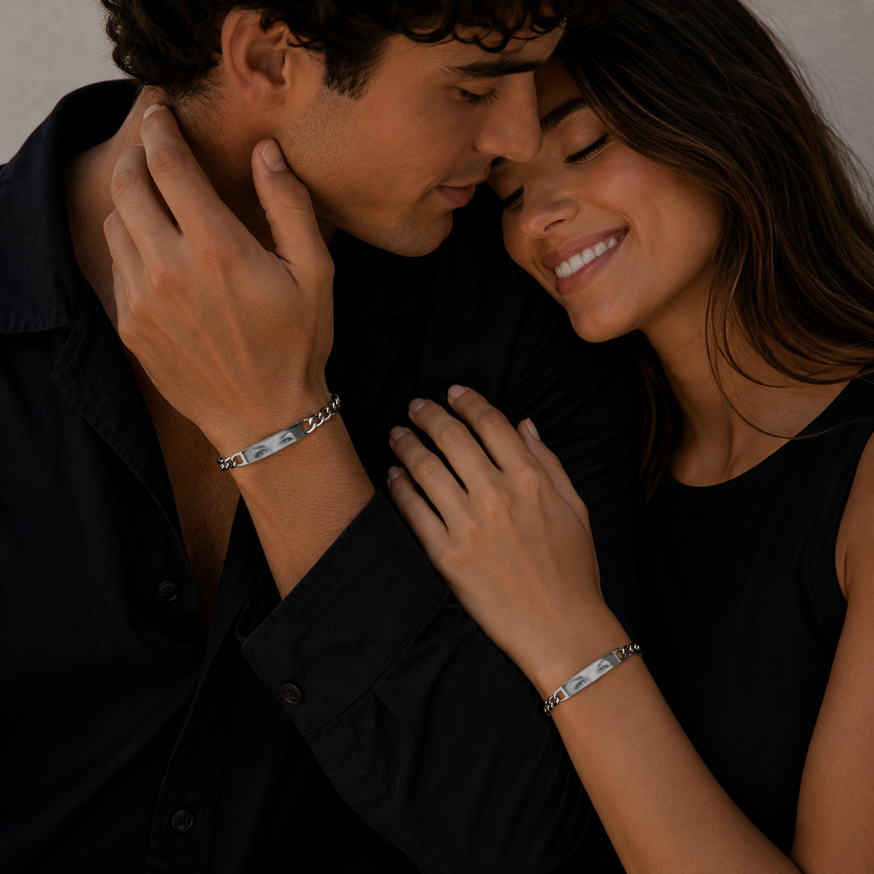 Pack Pareja · 2 Pulseras Fígaro Personalizadas
