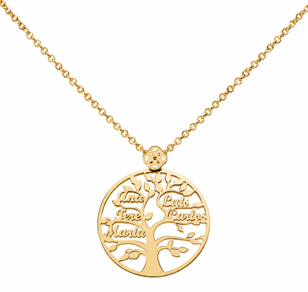 Collar Árbol de la Vida de Plata 925 Personalizado