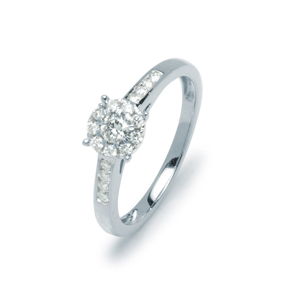 Anillo Diamantes Rigoletto 0,20ct.