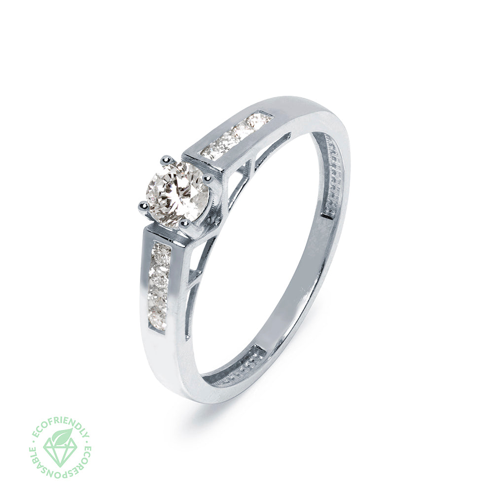 Anillo Diamantes Amore 0,40ct.