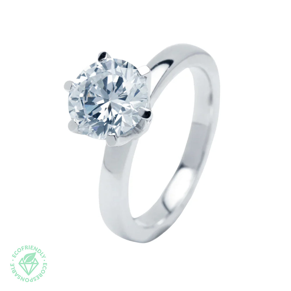 Anillo Solitario Promise Diamante 2.00ct Platino