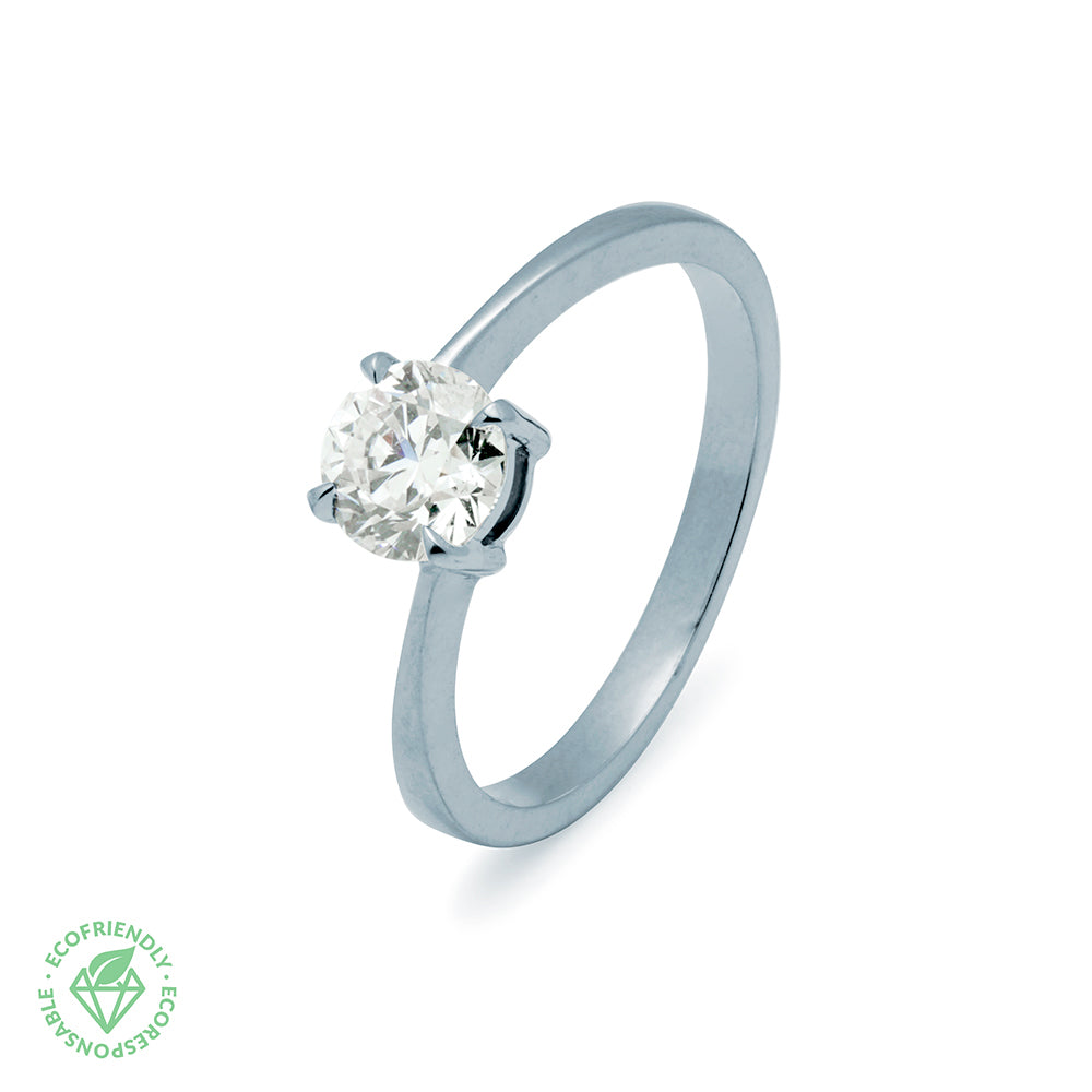 Anillo Solitario Diamantes 0,78ct.