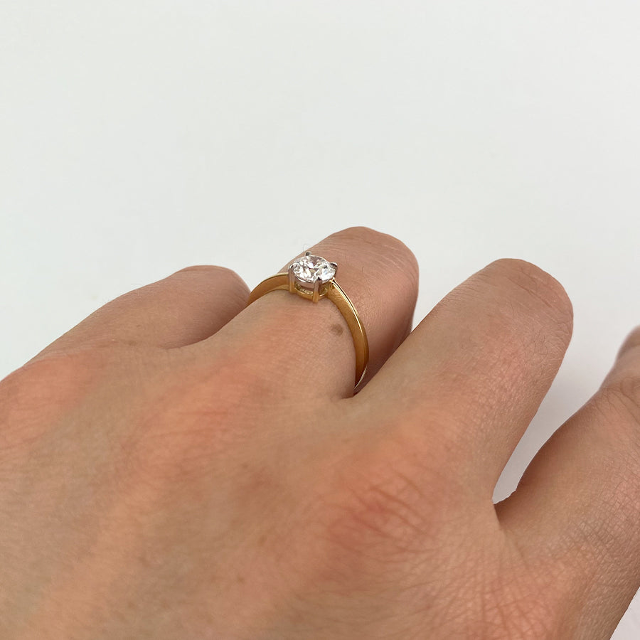 Anillo Solitario Diamantes 0,78ct.