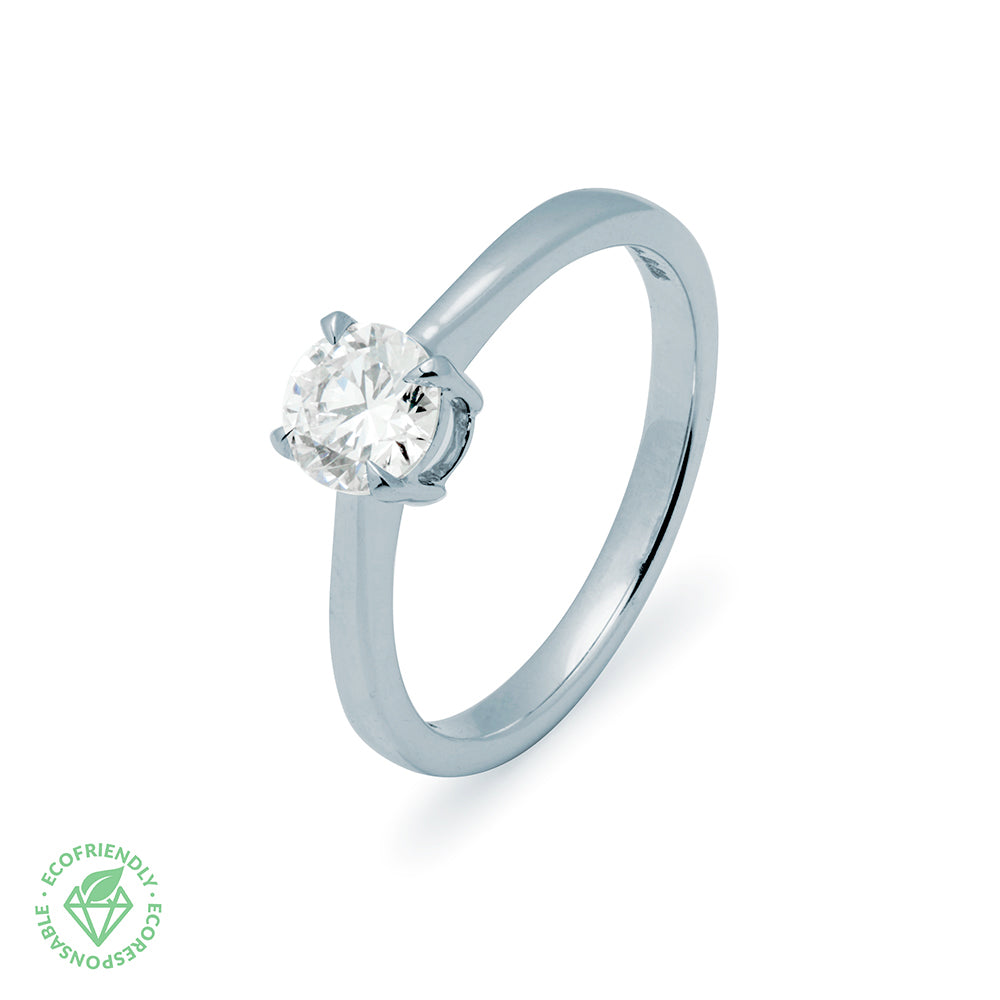 Anillo Solitario Diamantes 0,72ct.