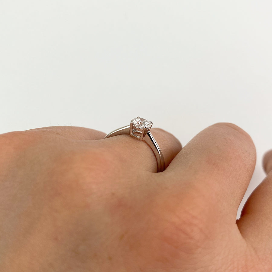 Anillo Solitario Diamantes 0,72ct.