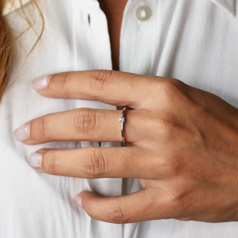 Anillo Diamantes Belle 0,1ct.