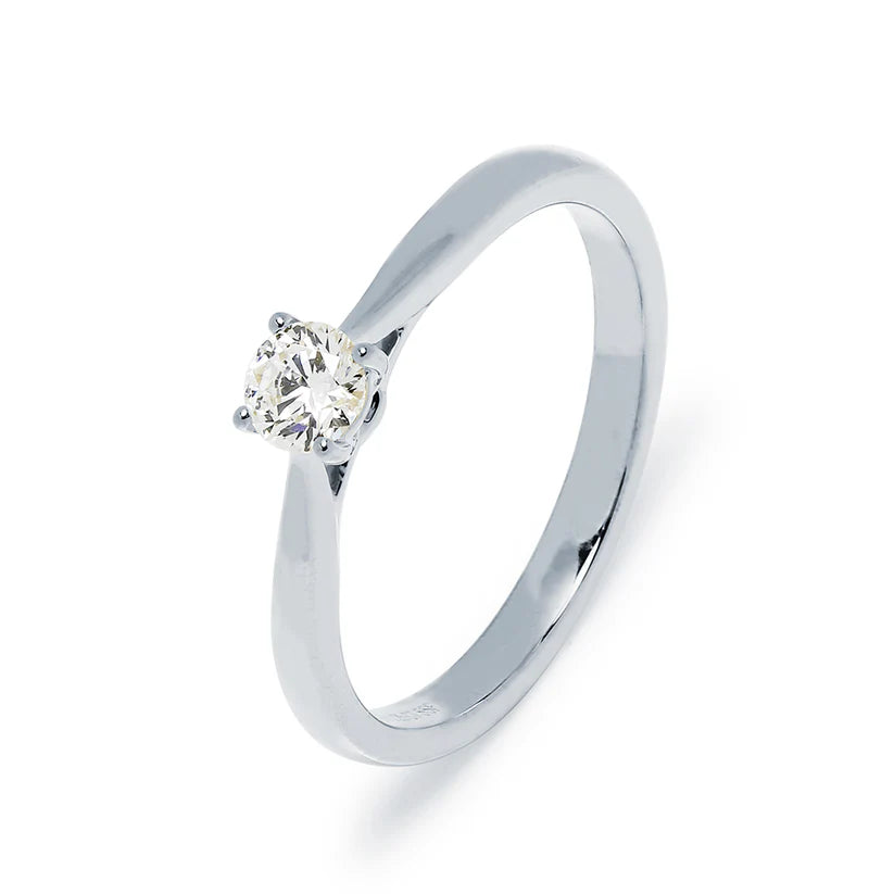 Anillo Solitario de Oro 9K Personalizado para Mujer