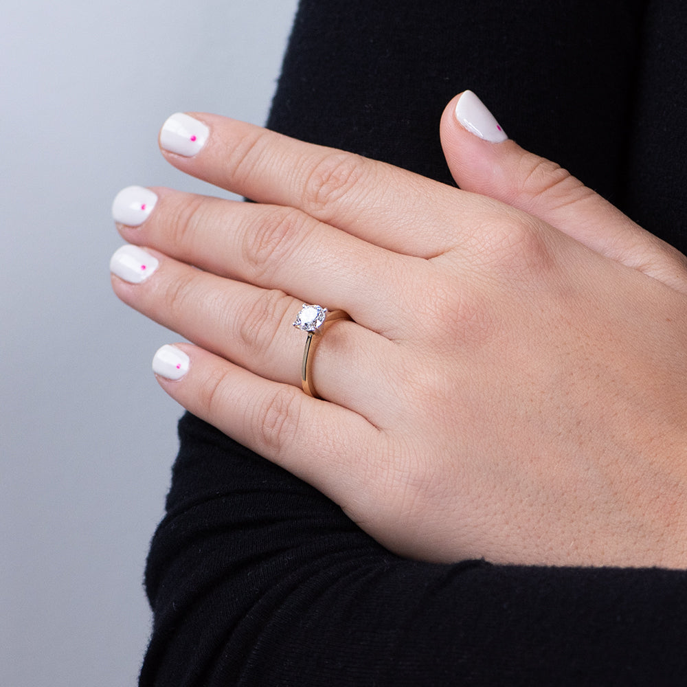 Anillo Diamantes Solitario 4 grapas 1,01ct.