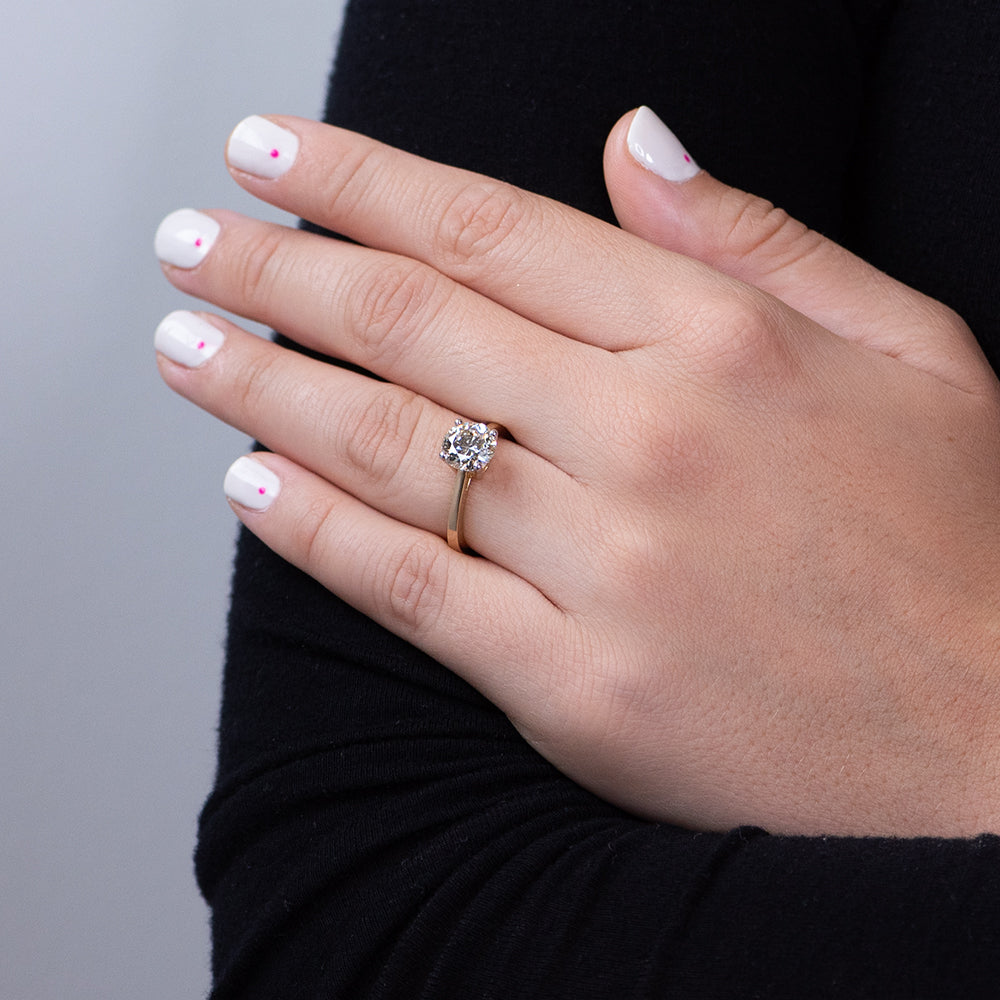 Anillo Diamantes Solitario 4 grapas 2,02ct.