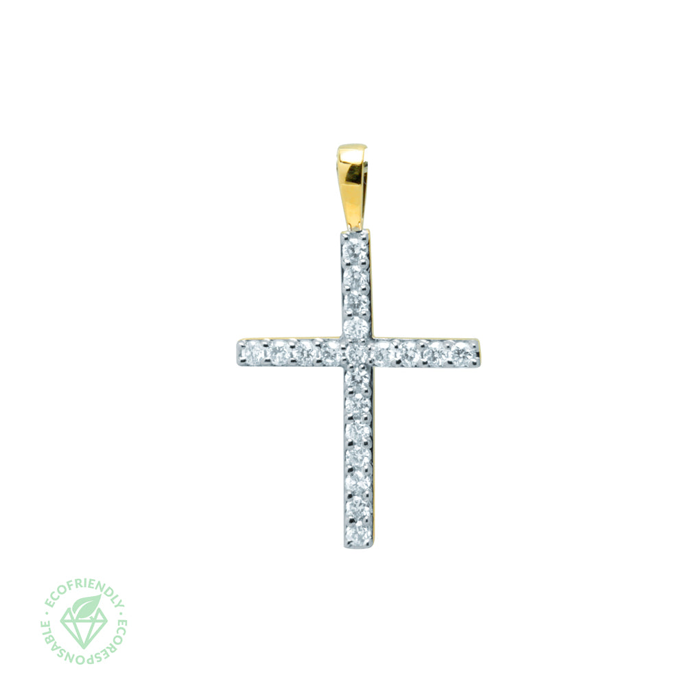 Colgante Cruz Diamantes 0.20ct