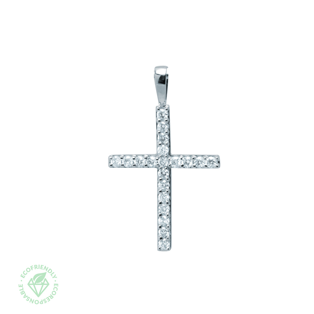 Colgante Cruz Diamantes 0.20ct