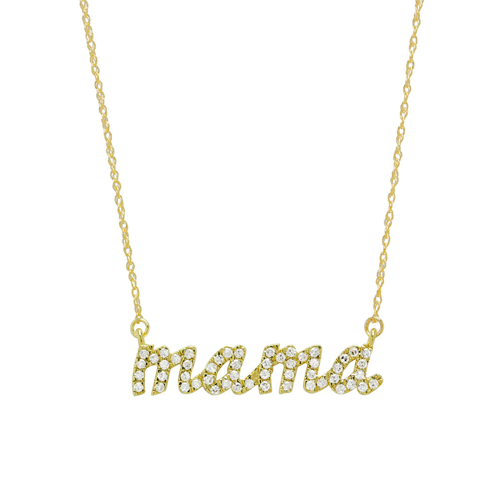 Collar Oro Mama Diamantes Rebajas