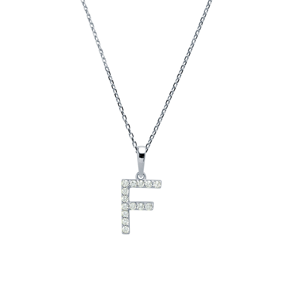 Collar Grabable con Diamante de Laboratorio en Oro 9k