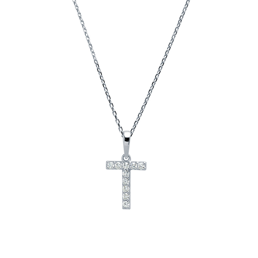 Collar Grabable con Diamante de Laboratorio en Oro 9k