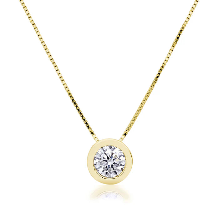 Dije Bisel Diamante de Oro