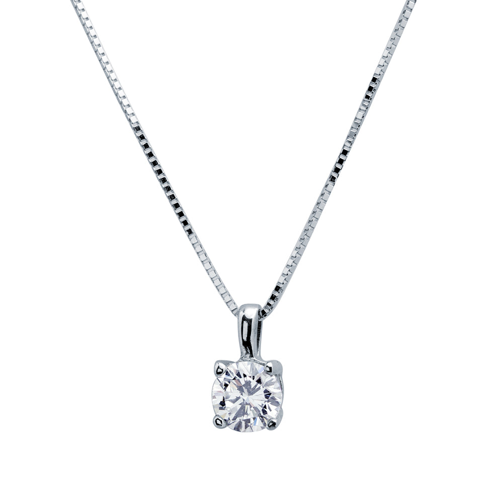Cadena y Colgante Square Diamante 0,30ct.