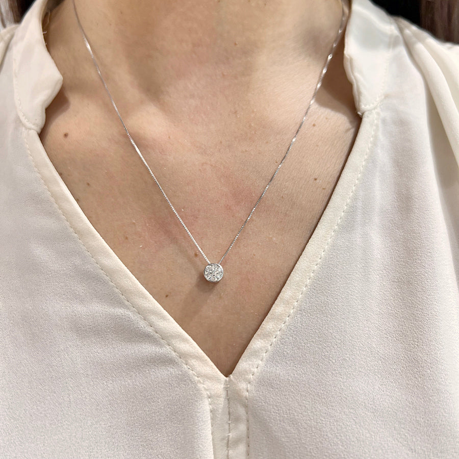 Cadena y Colgante Diamantes Set 0,20ct.