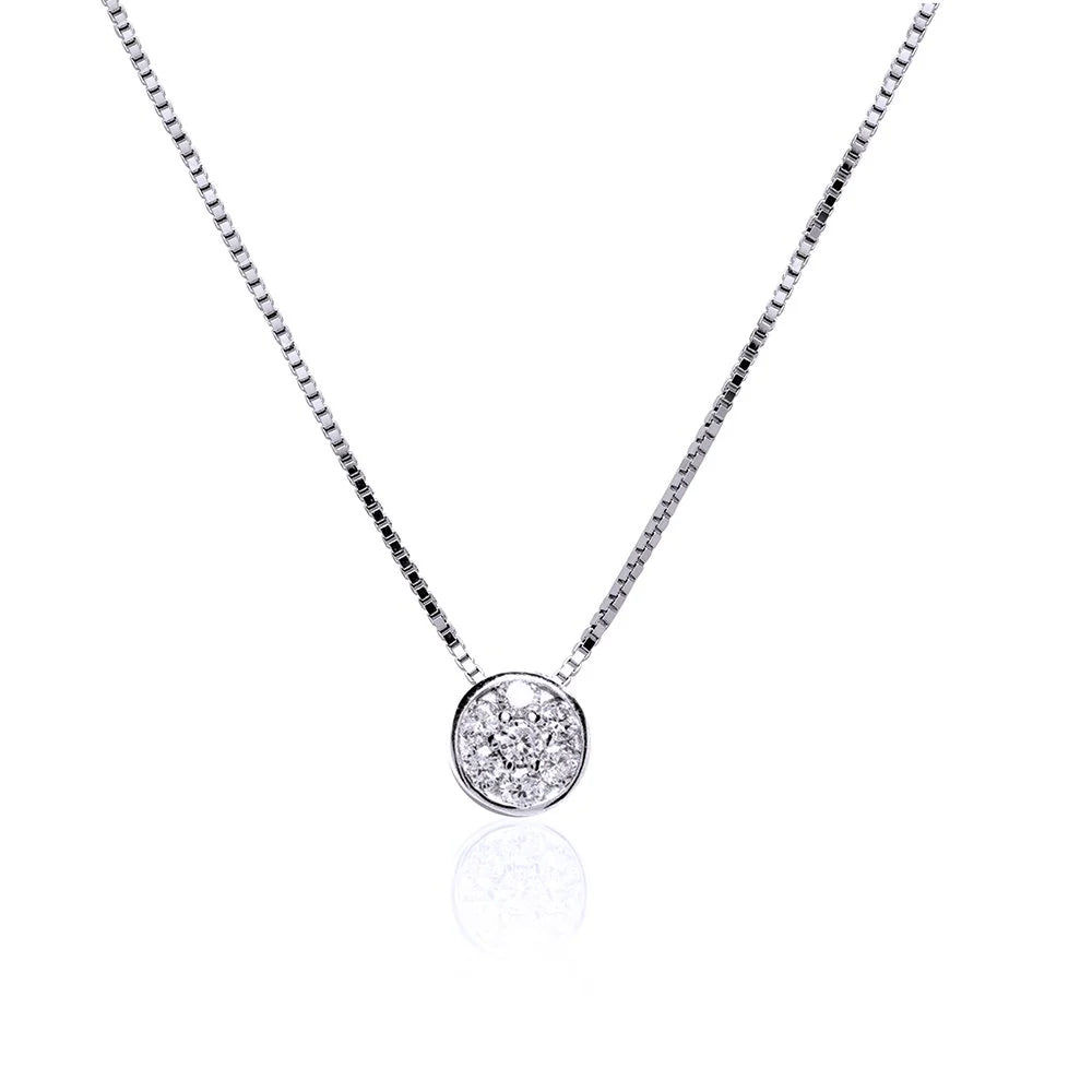 Cadena y Colgante Diamantes Set 0,20ct.